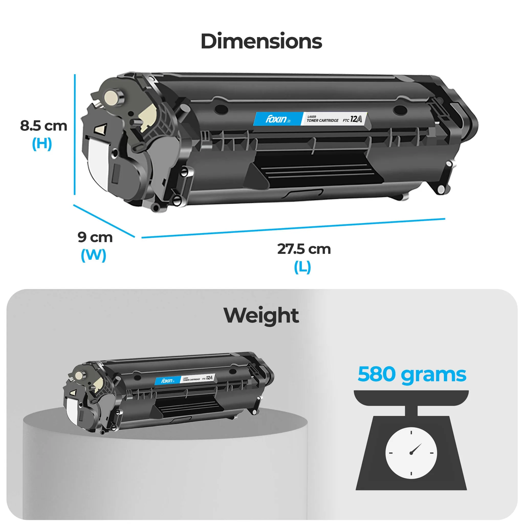 Foxin Compatible Laser Cartridge For HP 12A | 303 view 4